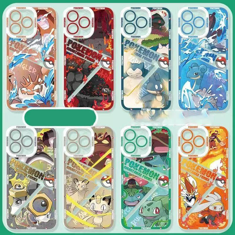 スマホケース  超極巨化ポケモンテーマ  耐衝撃・防振性能に優れ、高級感あふれるスマホケースで、iPhone に対応