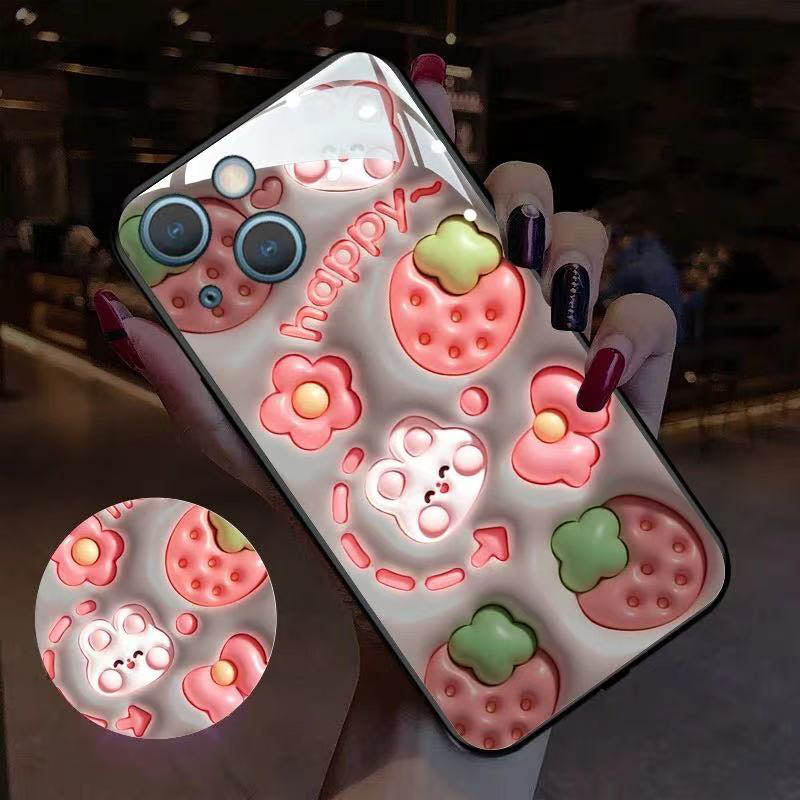 スマホケース  人気のドラえもんをデザインテーマに、スマートな発光機能を搭載テーマ  耐衝撃・防振性能に優れ、高級感あふれるスマホケースで、iPhone に対応