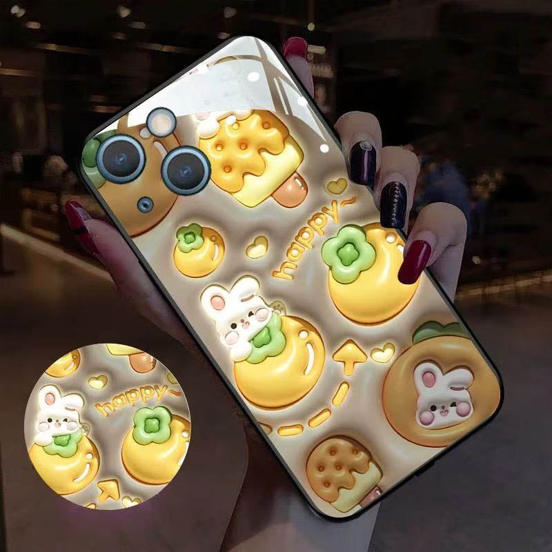 スマホケース  人気のドラえもんをデザインテーマに、スマートな発光機能を搭載テーマ  耐衝撃・防振性能に優れ、高級感あふれるスマホケースで、iPhone に対応