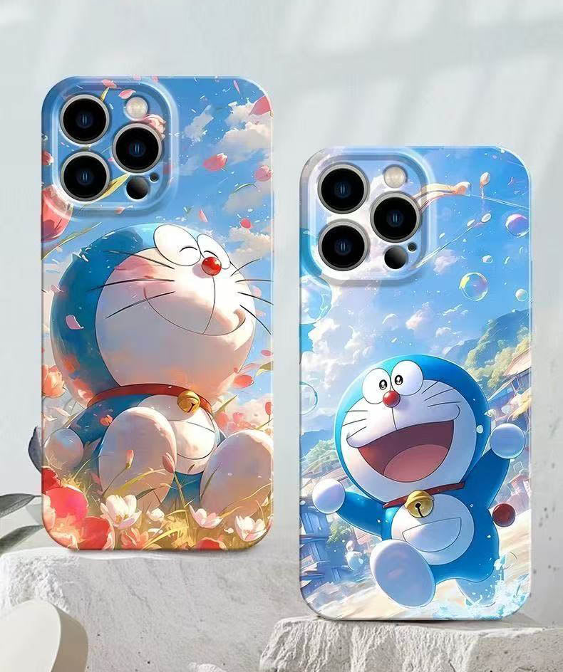 スマホケース  人気のドラえもんをデザインテーマ、  耐衝撃・防振性能に優れ、高級感あふれるスマホケースで、iPhone に対応
