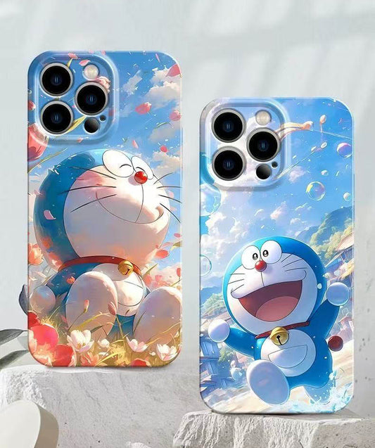 スマホケース  人気のドラえもんをデザインテーマ、  耐衝撃・防振性能に優れ、高級感あふれるスマホケースで、iPhone に対応