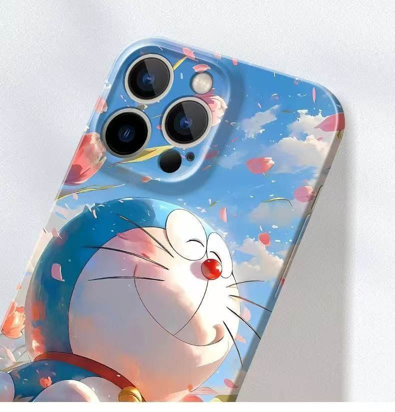スマホケース  人気のドラえもんをデザインテーマ、  耐衝撃・防振性能に優れ、高級感あふれるスマホケースで、iPhone に対応