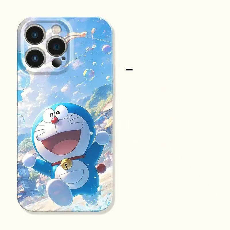 スマホケース  人気のドラえもんをデザインテーマ、  耐衝撃・防振性能に優れ、高級感あふれるスマホケースで、iPhone に対応