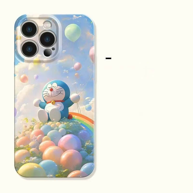 スマホケース  人気のドラえもんをデザインテーマ、  耐衝撃・防振性能に優れ、高級感あふれるスマホケースで、iPhone に対応