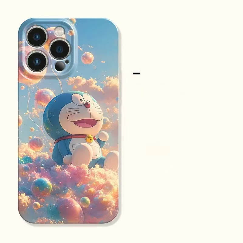 スマホケース  人気のドラえもんをデザインテーマ、  耐衝撃・防振性能に優れ、高級感あふれるスマホケースで、iPhone に対応