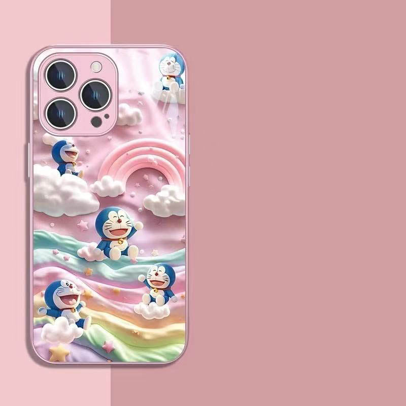 スマホケース  ドラえもんテーマ、  耐衝撃・防振性能に優れ、高級感あふれるスマホケースで、iPhone に対応