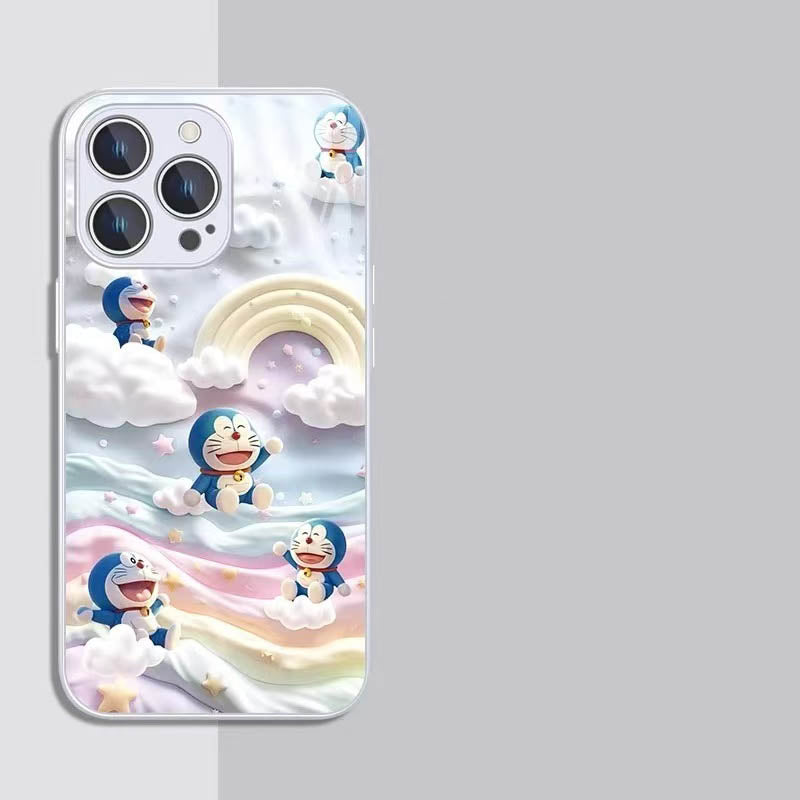 スマホケース  ドラえもんテーマ、  耐衝撃・防振性能に優れ、高級感あふれるスマホケースで、iPhone に対応