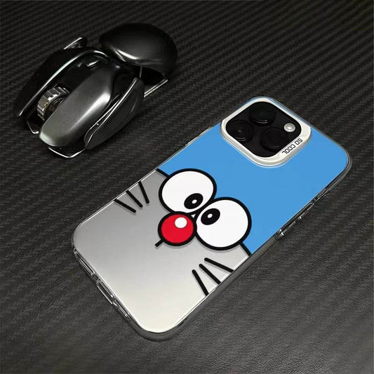 スマホケース  可愛らしいドラえもんテーマ、  耐衝撃・防振性能に優れ、高級感あふれるスマホケースで、iPhone に対応