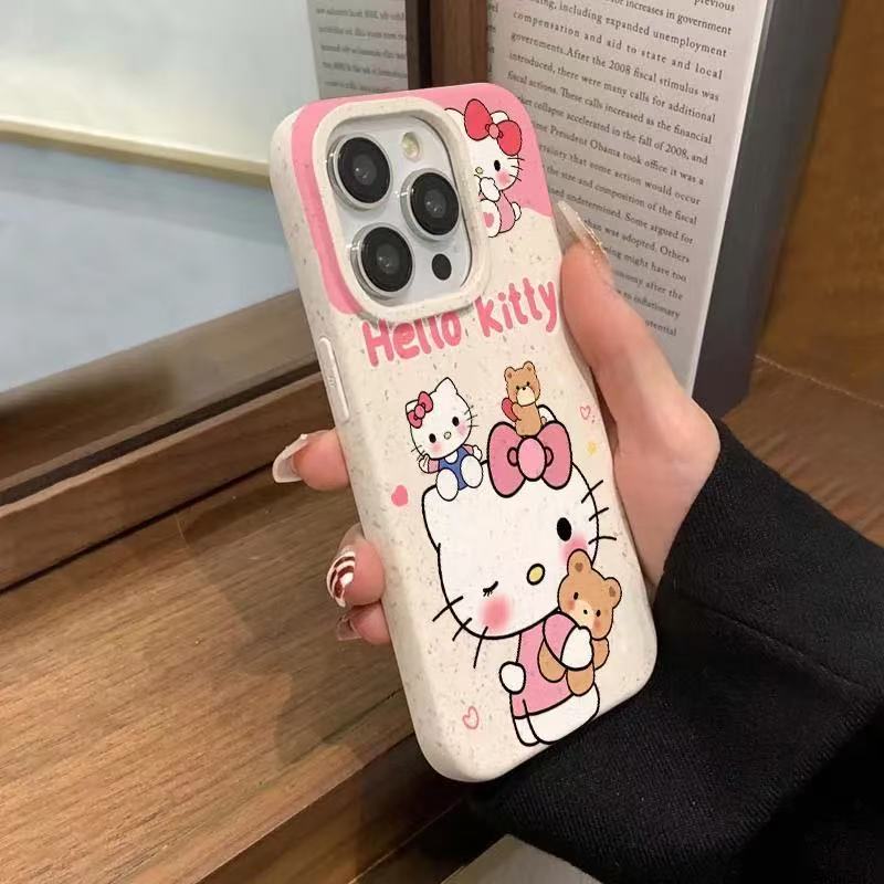 スマホケース ハローキティテーマ、 耐衝撃・防振性能に優れ、高級感あふれるスマホケースで、iPhone に対応