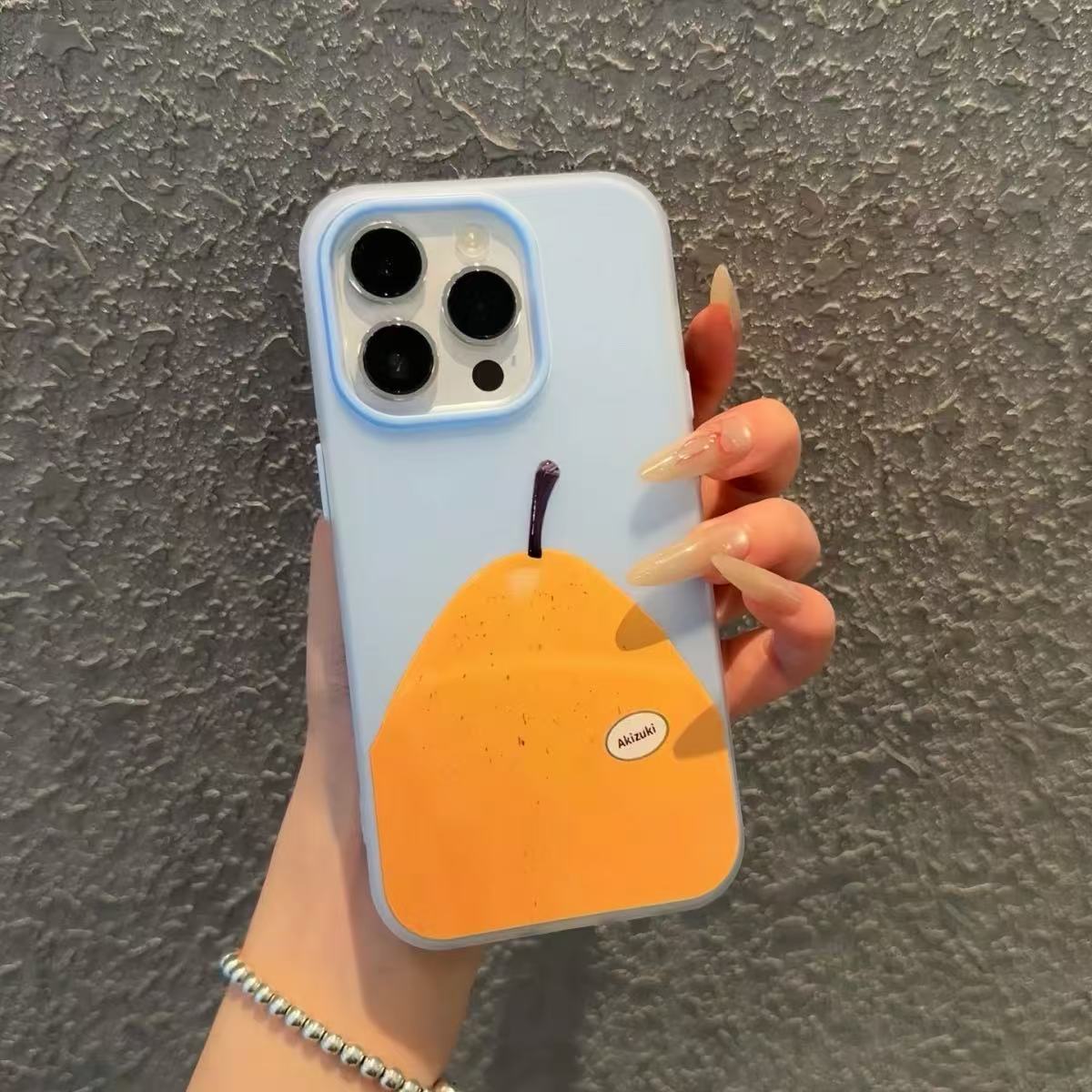 スマホケース  一口食べたくなるほどのフルーツパーティ 、  耐衝撃・防振性能に優れ、高級感あふれるスマホケースで、iPhone に対応