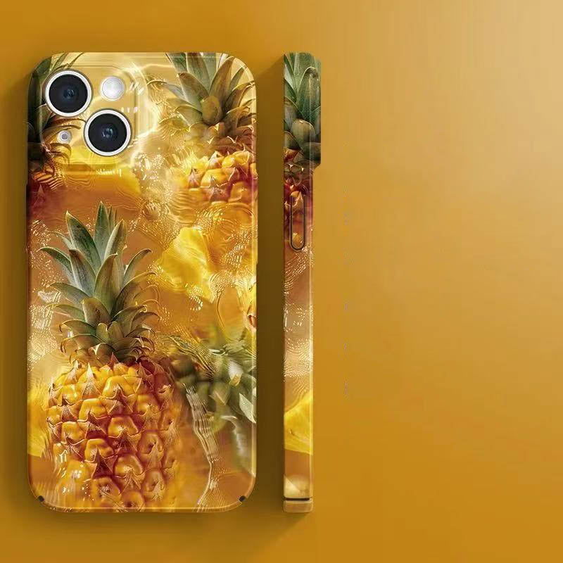 スマホケース  夏のフルーツパーティテーマ、全5類  耐衝撃・防振性能に優れ、高級感あふれるスマホケースで、iPhone に対応