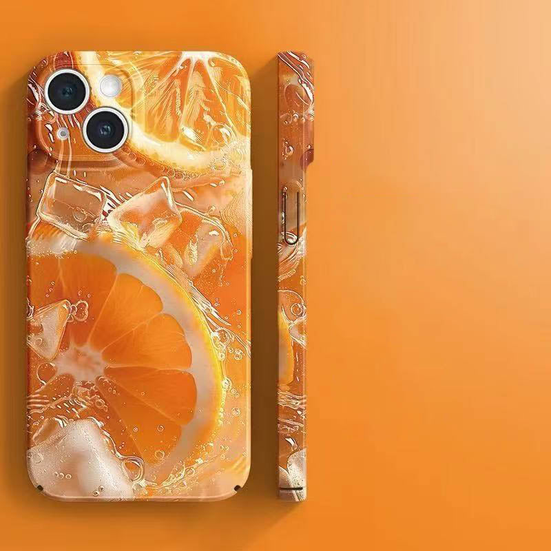 スマホケース  夏のフルーツパーティテーマ、全5類  耐衝撃・防振性能に優れ、高級感あふれるスマホケースで、iPhone に対応