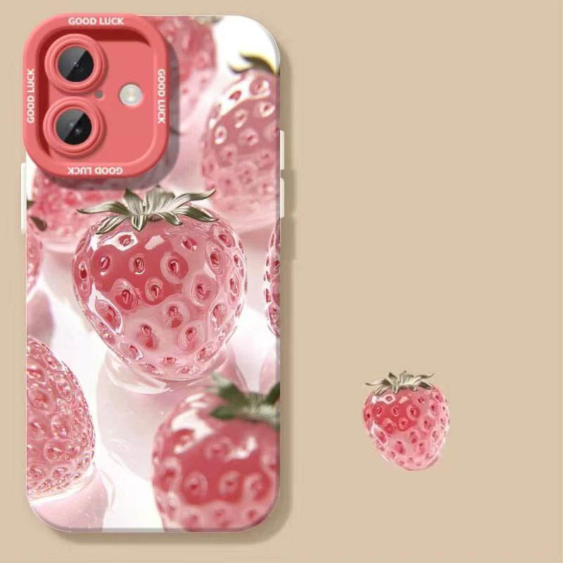 スマホケース  一口で甘さを感じるフルーツパーティがスマホに登場!全 9 種  耐衝撃・防振性能に優れ、高級感あふれるスマホケースで、iPhone に対応