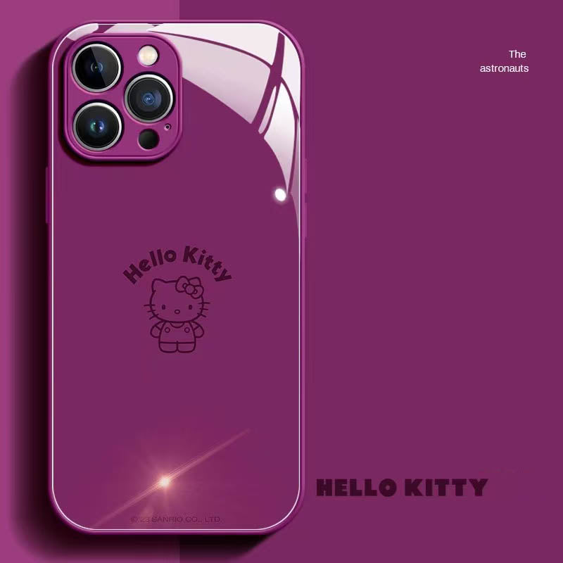 スマホケース  メロディ、ハローキティ、クロミーの 3 キャラクターをテーマ、全 5 色  耐衝撃・防振性能に優れ、高級感あふれるスマホケースで、iPhone に対応