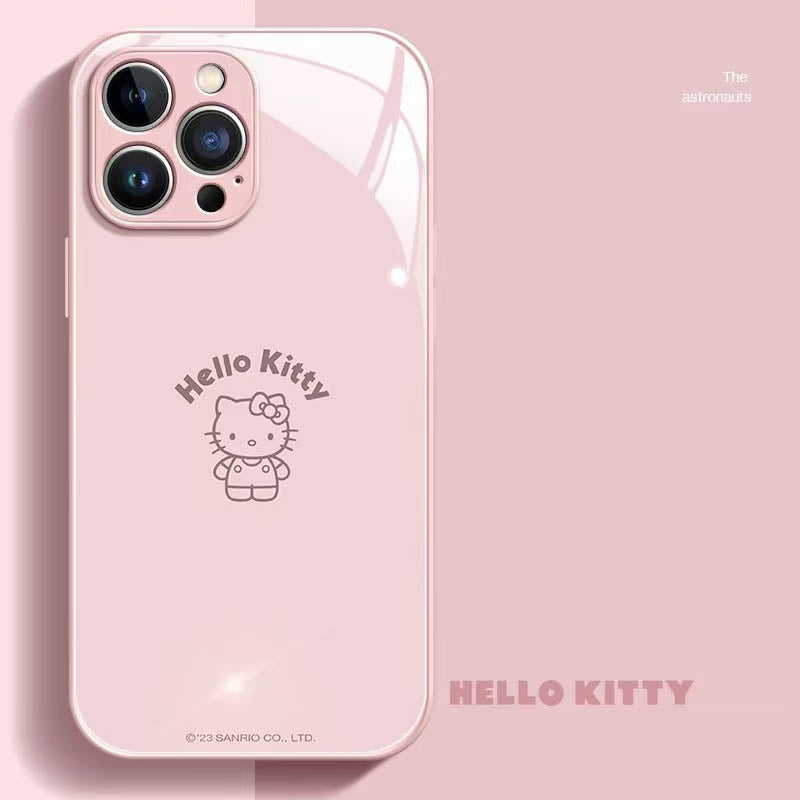 スマホケース  メロディ、ハローキティ、クロミーの 3 キャラクターをテーマ、全 5 色  耐衝撃・防振性能に優れ、高級感あふれるスマホケースで、iPhone に対応