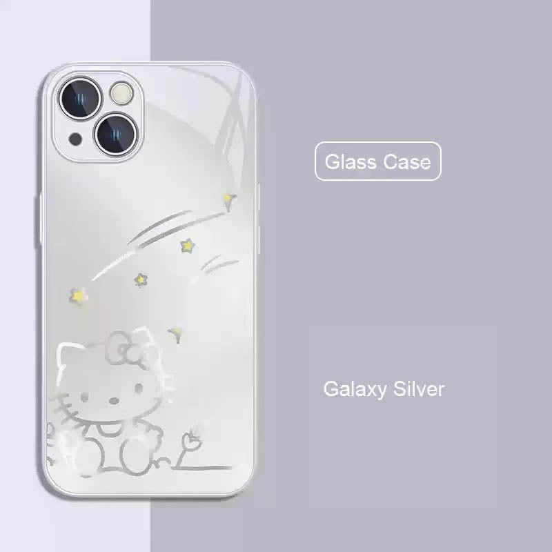 スマホケース  ハローキティ とポチャッコテーマ、全 3 色  耐衝撃・防振性能に優れ、高級感あふれるスマホケースで、iPhone に対応