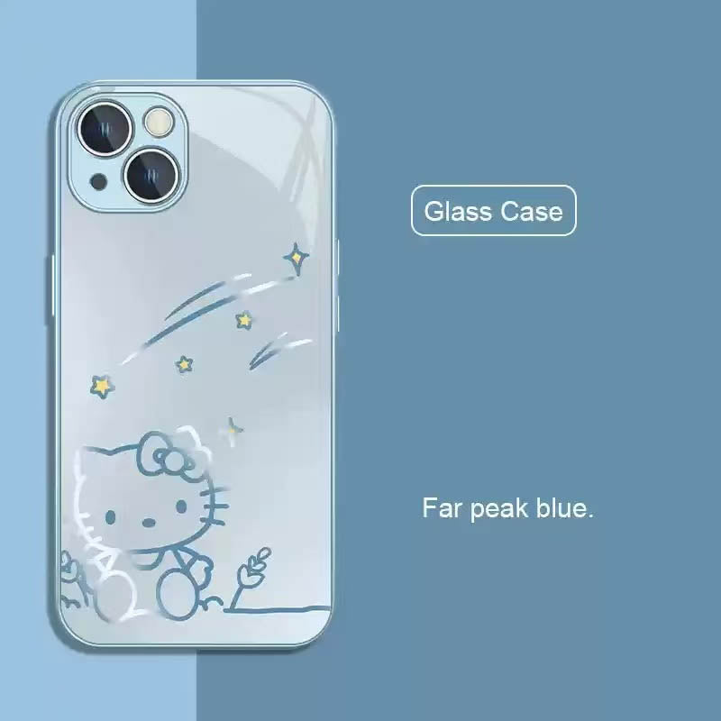 スマホケース  ハローキティ とポチャッコテーマ、全 3 色  耐衝撃・防振性能に優れ、高級感あふれるスマホケースで、iPhone に対応