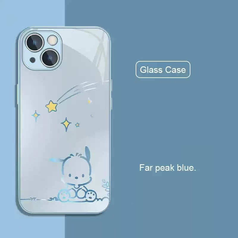 スマホケース  ハローキティ とポチャッコテーマ、全 3 色  耐衝撃・防振性能に優れ、高級感あふれるスマホケースで、iPhone に対応