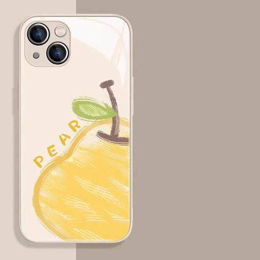 スマホケース  6 種のリアルなフルーツテーマ、夏のフルーツパーティがスマホにやってきます!  耐衝撃・防振性能に優れ、高級感あふれるスマホケースで、iPhone に対応