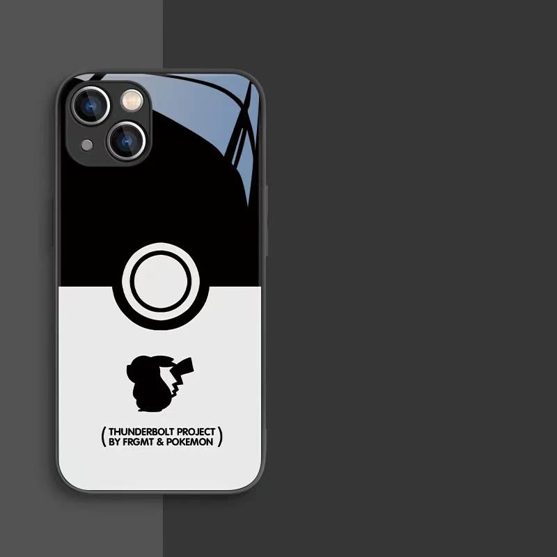 スマホケース  人気ポケモン「ピカチュウ」と「ゲンガー」がケースに躍動!  耐衝撃・防振性能に優れ、高級感あふれるスマホケースで、iPhone に対応