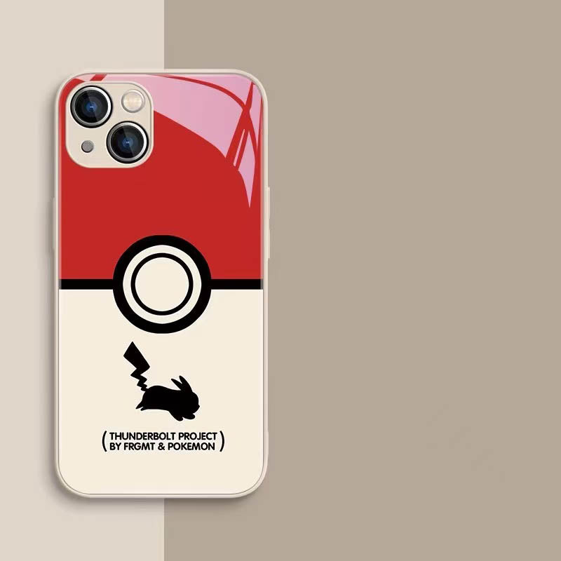 スマホケース  人気ポケモン「ピカチュウ」と「ゲンガー」がケースに躍動!  耐衝撃・防振性能に優れ、高級感あふれるスマホケースで、iPhone に対応