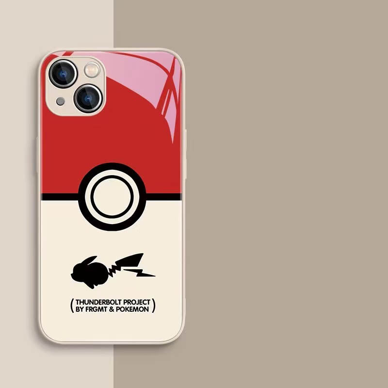 スマホケース  人気ポケモン「ピカチュウ」と「ゲンガー」がケースに躍動!  耐衝撃・防振性能に優れ、高級感あふれるスマホケースで、iPhone に対応