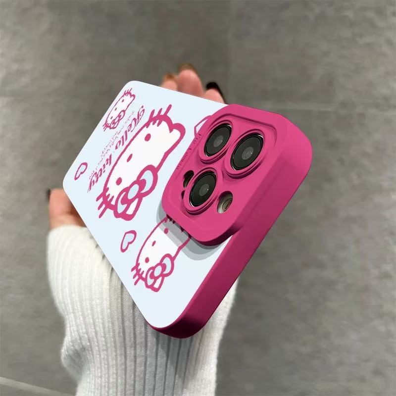 スマホケース ハローキティの可愛らしさと優しいラブハートが融合した!全13色 耐衝撃・防振性能に優れ、高級感あふれるスマホケースで、iPhone に対応