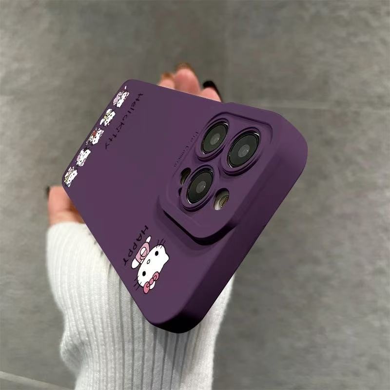 スマホケース  幸運がいつでもそばにいるような、ハローキティのラッキーテーマケースです!全13色  耐衝撃・防振性能に優れ、高級感あふれるスマホケースで、iPhone に対応