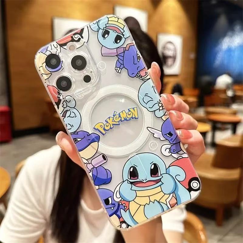 スマホケース 人気ポケモンたちが躍動するカートゥーンデザインのマグネットスマホケースが登場! 耐衝撃・防振性能に優れ、高級感あふれるスマホケースで、iPhone に対応