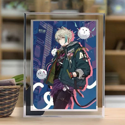 アサ AZA グッズのクリスタルガラスフレームで、デザインのカスタマイズが可能