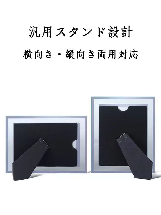 アサ AZA グッズのクリスタルガラスフレームで、デザインのカスタマイズが可能