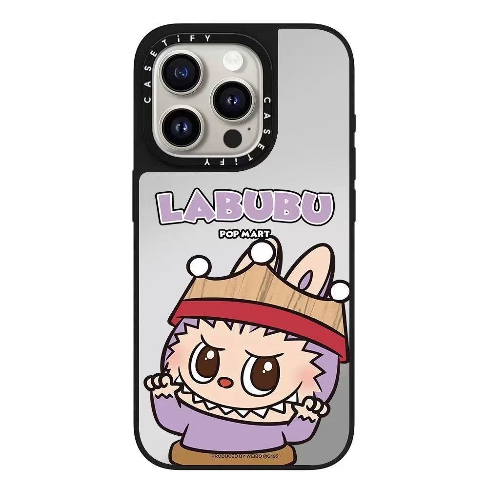 スマホケース labubuテーマ 耐衝撃・防振性能に優れ、高級感あふれるスマホケースで、iPhone に対応