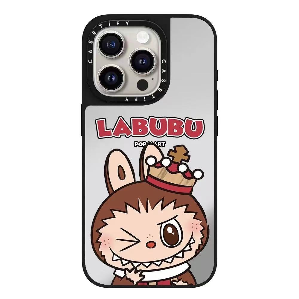 スマホケース labubuテーマ 耐衝撃・防振性能に優れ、高級感あふれるスマホケースで、iPhone に対応