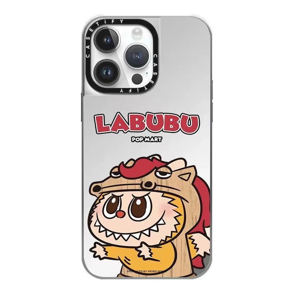 スマホケース labubuテーマ 耐衝撃・防振性能に優れ、高級感あふれるスマホケースで、iPhone に対応