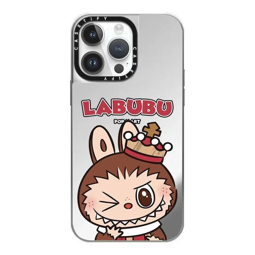 スマホケース labubuテーマ 耐衝撃・防振性能に優れ、高級感あふれるスマホケースで、iPhone に対応