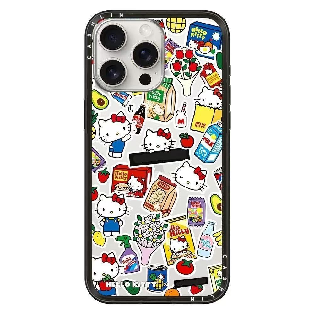 スマホケース マルチなステッカーテーマ 耐衝撃・防振性能に優れ、高級感あふれるスマホケースで、iPhone に対応