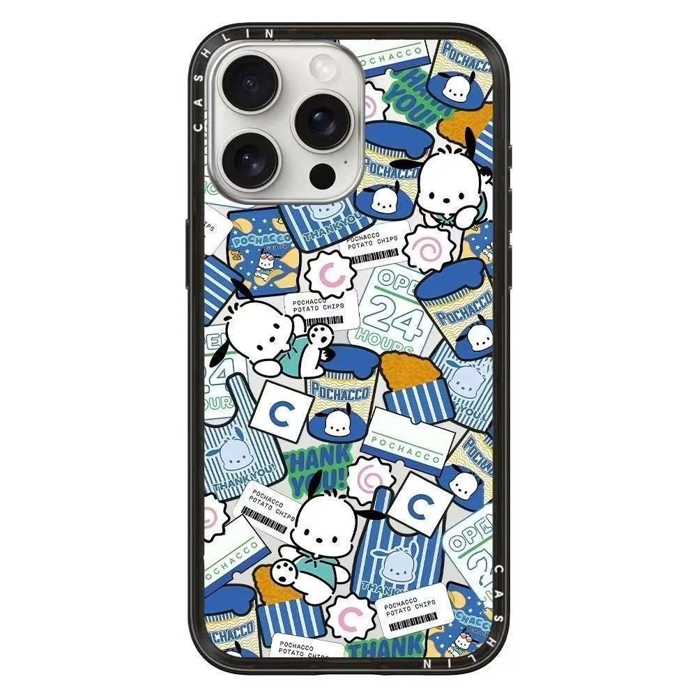 スマホケース マルチなステッカーテーマ 耐衝撃・防振性能に優れ、高級感あふれるスマホケースで、iPhone に対応