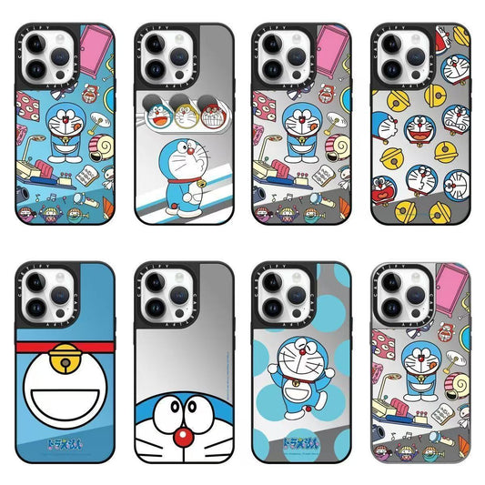 スマホケース  ドラえもんの魅力をアート感あふれるテーマ  耐衝撃・防振性能に優れ、高級感あふれるスマホケースで、iPhone に対応