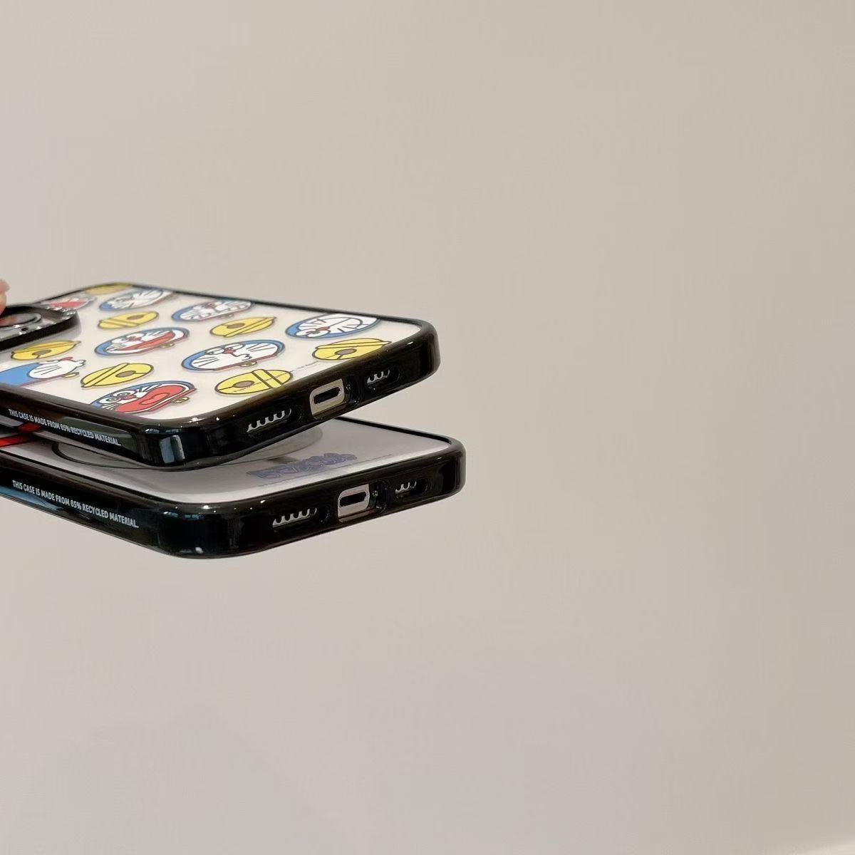 スマホケース ドラえもんの魅力をアート感あふれるテーマ 耐衝撃・防振性能に優れ、高級感あふれるスマホケースで、iPhone に対応