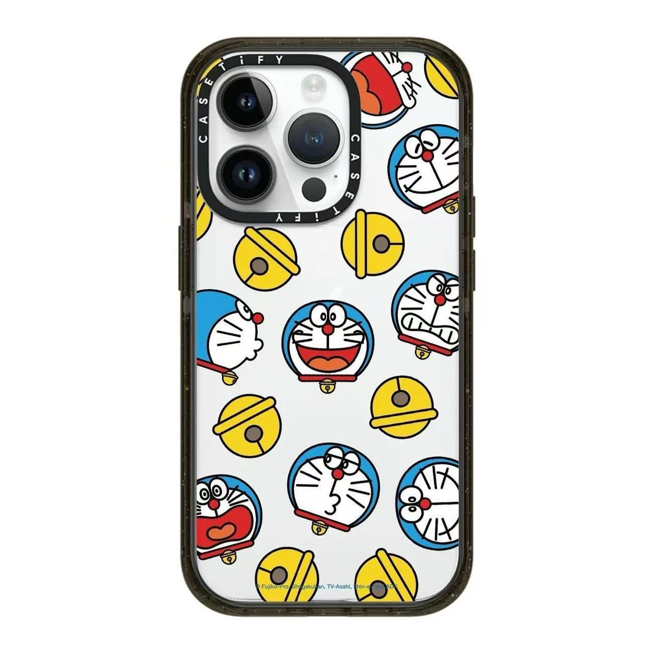 スマホケース ドラえもんの魅力をアート感あふれるテーマ 耐衝撃・防振性能に優れ、高級感あふれるスマホケースで、iPhone に対応