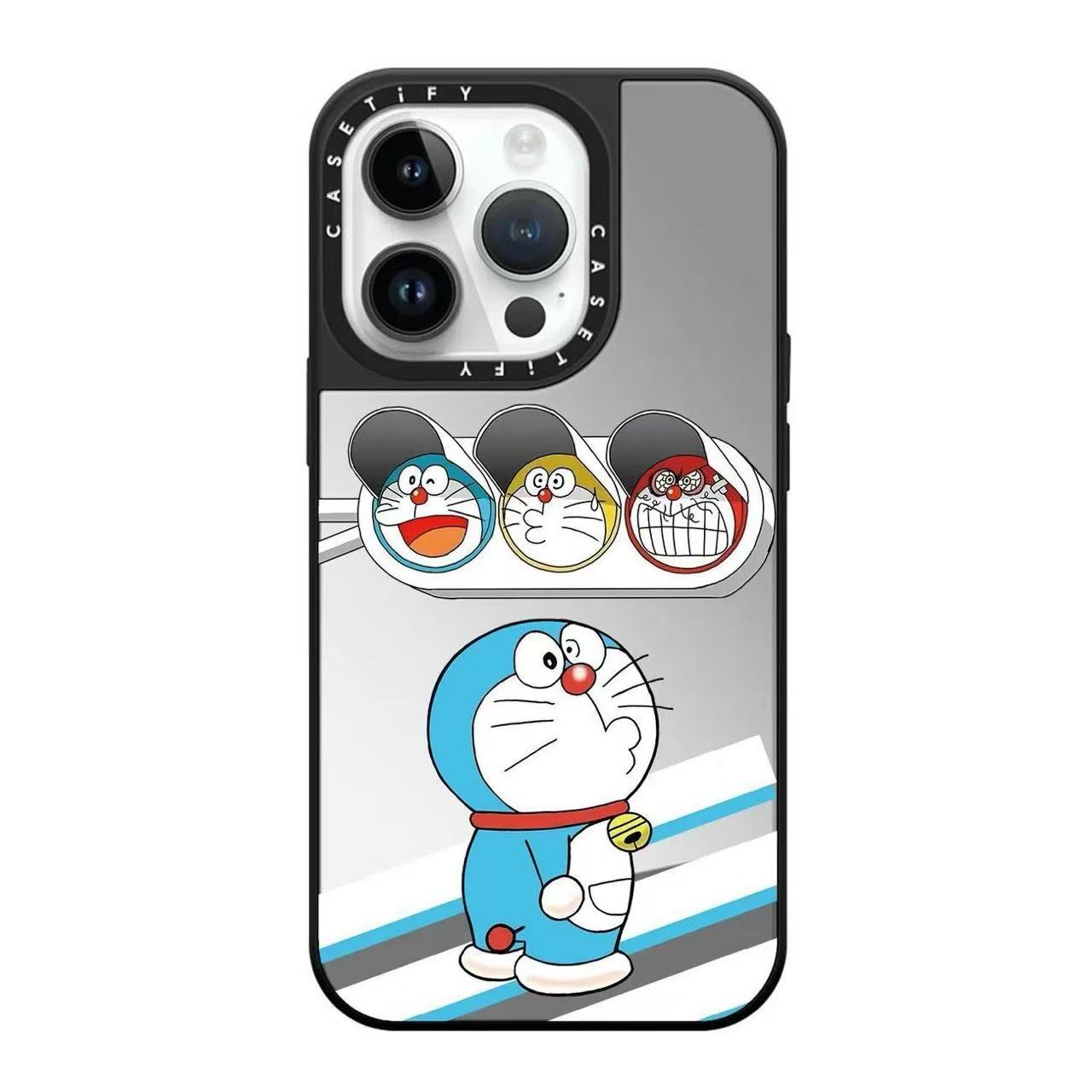 スマホケース ドラえもんの魅力をアート感あふれるテーマ 耐衝撃・防振性能に優れ、高級感あふれるスマホケースで、iPhone に対応
