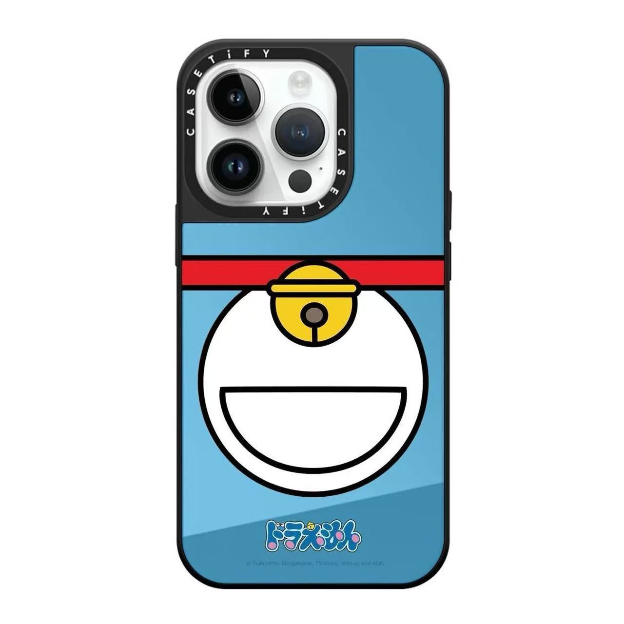 スマホケース ドラえもんの魅力をアート感あふれるテーマ 耐衝撃・防振性能に優れ、高級感あふれるスマホケースで、iPhone に対応