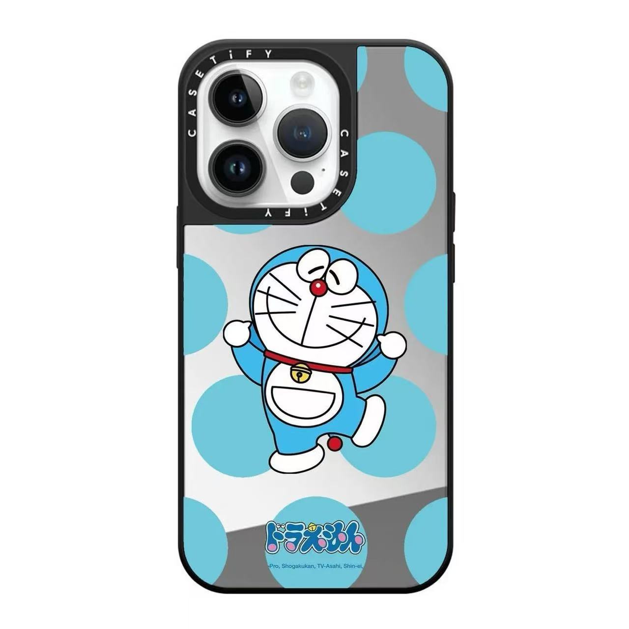 スマホケース ドラえもんの魅力をアート感あふれるテーマ 耐衝撃・防振性能に優れ、高級感あふれるスマホケースで、iPhone に対応
