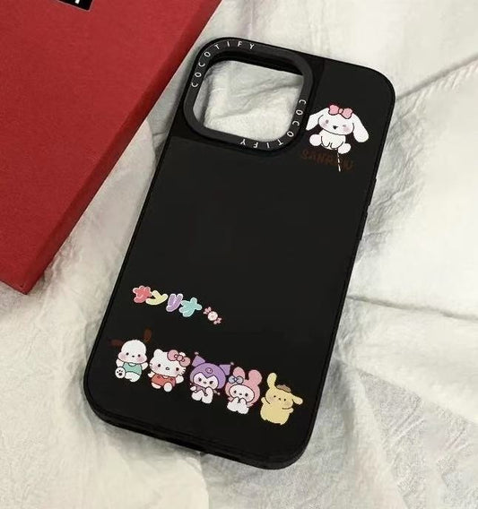 スマホケース  三麗鷗キャラクターテーマ  耐衝撃・防振性能に優れ、高級感あふれるスマホケースで、iPhone に対応