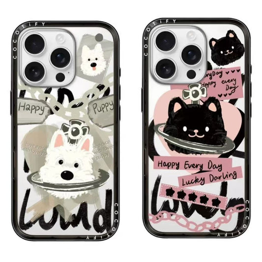 スマホケース  可愛い猫スマホケースが登場  耐衝撃・防振性能に優れ、高級感あふれるスマホケースで、iPhone に対応