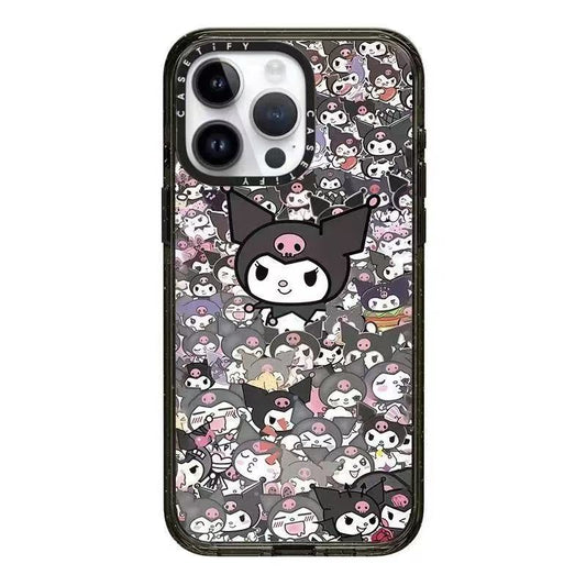 スマホケース  三麗鷗人気キャラクターテーマ  耐衝撃・防振性能に優れ、高級感あふれるスマホケースで、iPhone に対応