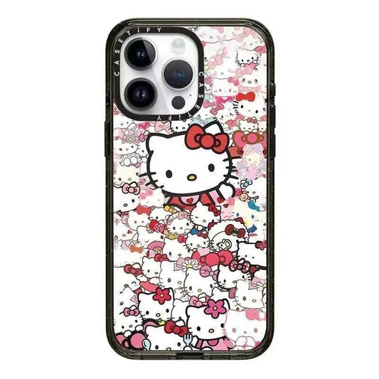 スマホケース  三麗鷗人気キャラクターテーマ  耐衝撃・防振性能に優れ、高級感あふれるスマホケースで、iPhone に対応