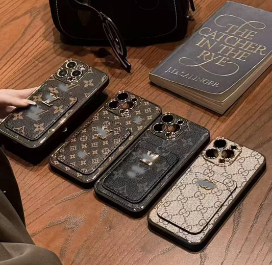 スマホケース ダブルVL ダブルG カード差込可能  耐衝撃・防振性能に優れ、高級感あふれるスマホケースで、iPhone に対応