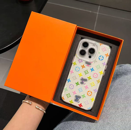 スマホケース ダブルV C 耐衝撃・防振性能に優れ、高級感あふれるスマホケースで、iPhone に対応