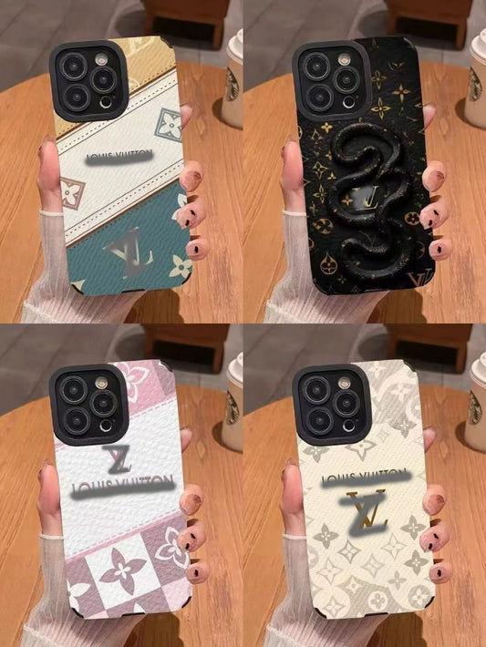 スマホケース ダブルV  耐衝撃・防振性能に優れ、高級感あふれるスマホケースで、iPhone に対応